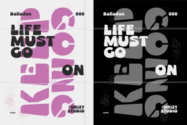 Balladon – Bold Display Font