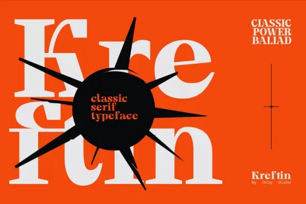 Kreftin – Modern Serif Font