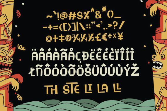 Wakiki – Layered Font Trio