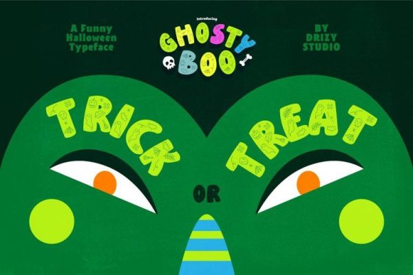 Ghostyboo – Funny Halloween Typeface Font