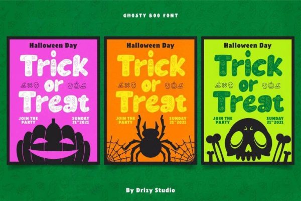 Ghostyboo – Funny Halloween Typeface Font