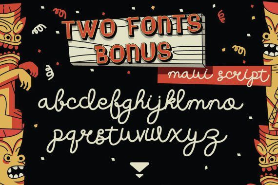 Wakiki – Layered Font Trio