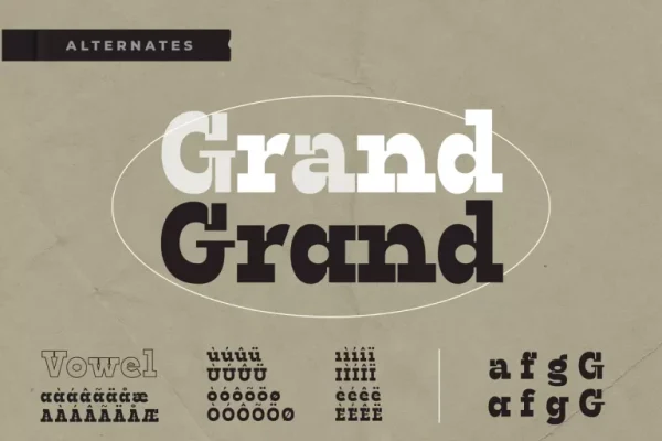 Lindelof – Slab Serif Typeface