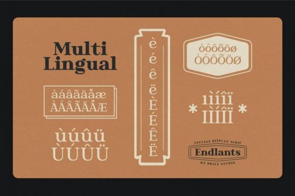 Endlants – Vintage Serif Font