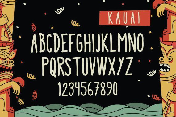 Wakiki – Layered Font Trio