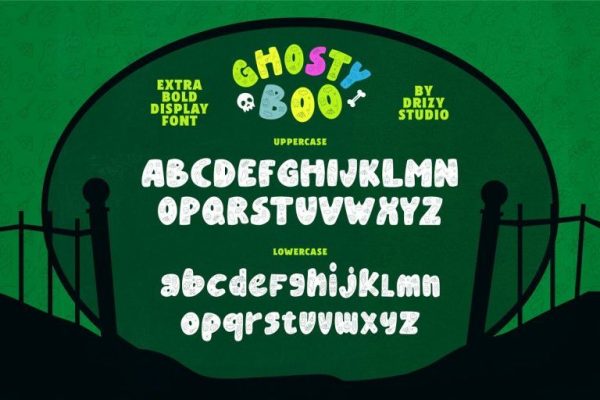 Ghostyboo – Funny Halloween Typeface Font