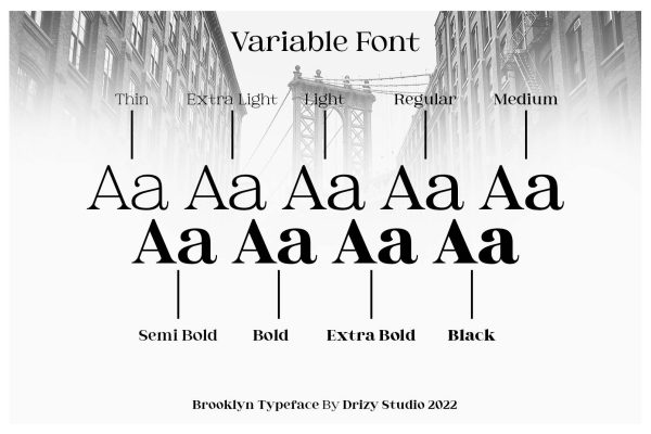 Brooklyn – Classic Serif Font