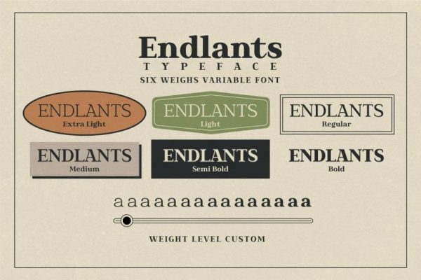 Endlants – Vintage Serif Font