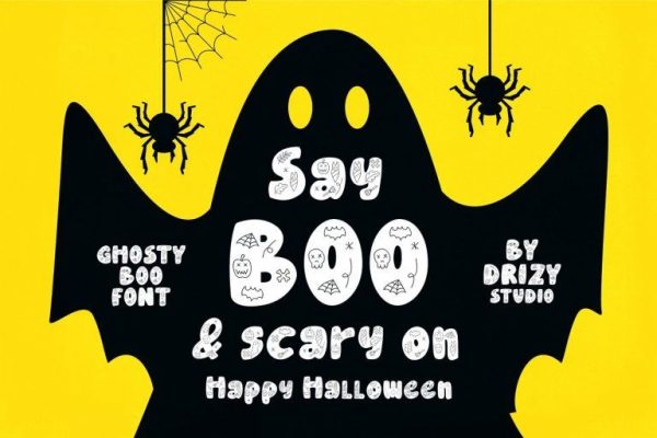 Ghostyboo – Funny Halloween Typeface Font