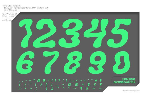 Aderoy – Experimental Bio Tech Font