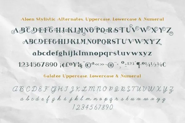 Aloen – Beautiful Font Duo