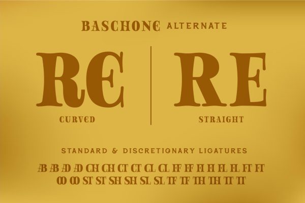 Baschone – Classic Vintage Font