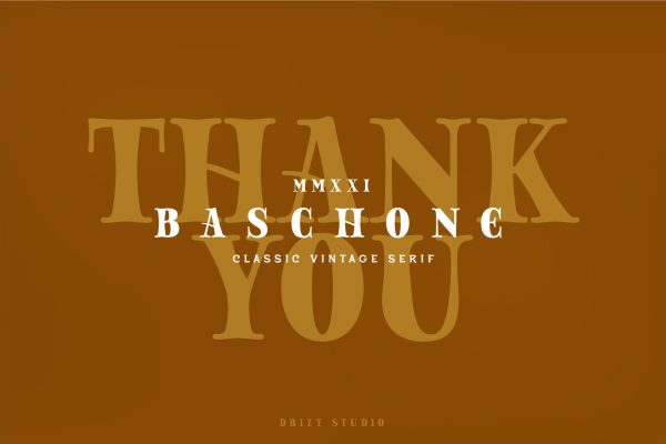 Baschone – Classic Vintage Font