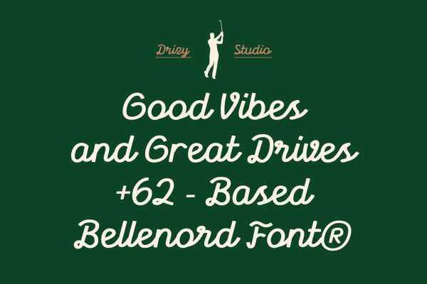 Bellenord – Monoline Script Display Font