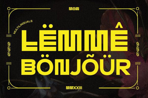 Belnast – Tribal Geometric Font