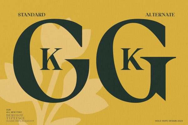 Bergsof | Elegant Classic Font