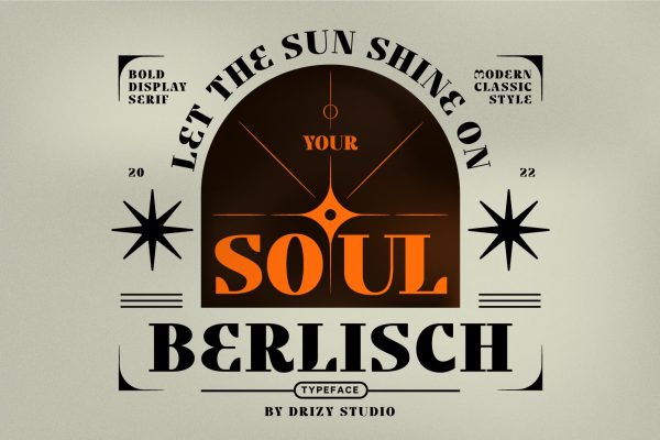 Berlisch – Bold Serif Font