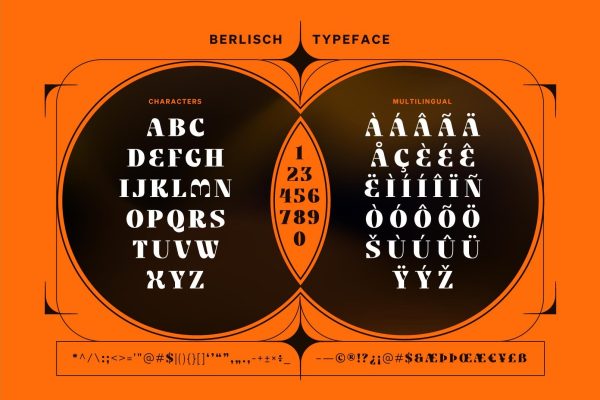 Berlisch – Bold Serif Font