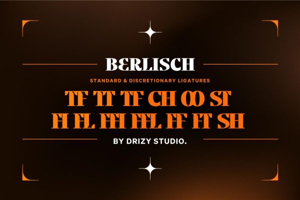 Berlisch – Bold Serif Font