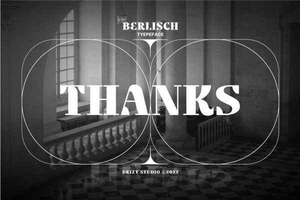 Berlisch – Bold Serif Font