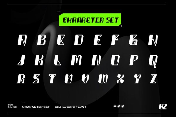 Bladers – Modern Techno Font