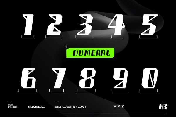 Bladers – Modern Techno Font