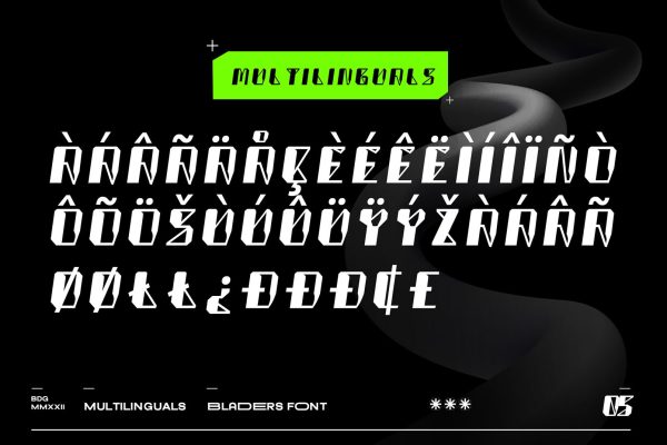 Bladers – Modern Techno Font