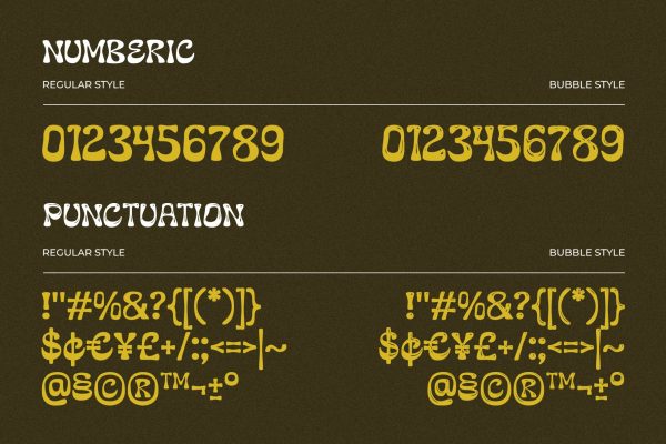 Blubwy – Aesthetic Bubbly Experimental Font