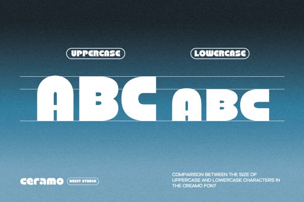 Ceramo – Retro Geometric Display Font