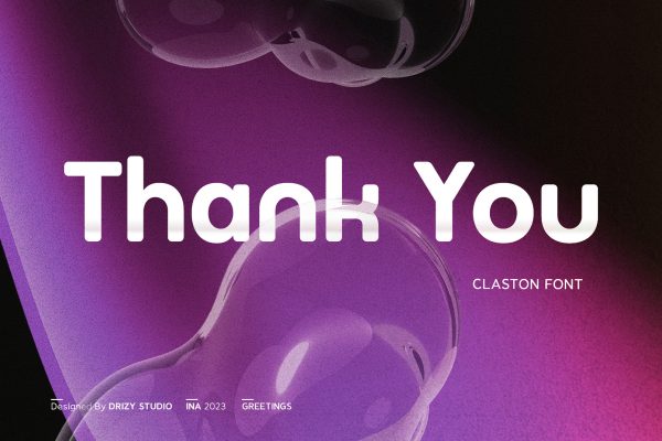 Claston – Geometric Rounded Font