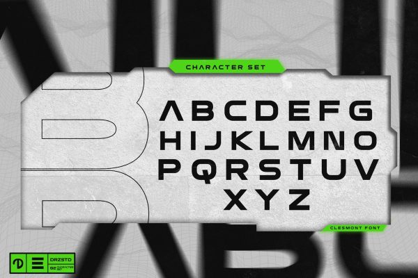 Clesmont – Modern Futuristic Font