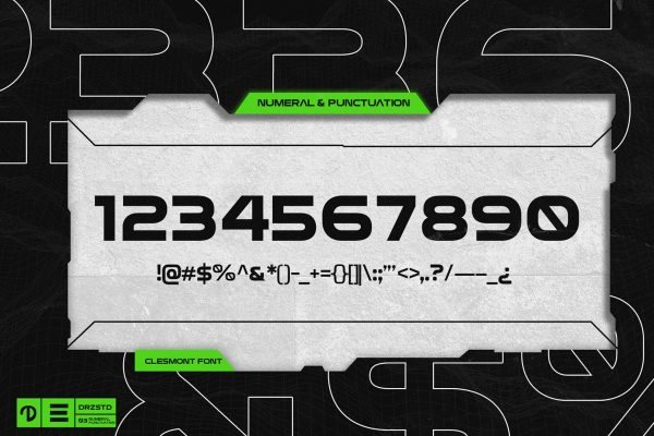 Clesmont – Modern Futuristic Font