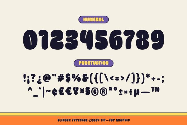 Clinder – Rounded Chunky Display Font