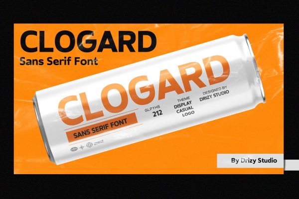 Clogard – Sans Serif Bold Display Font