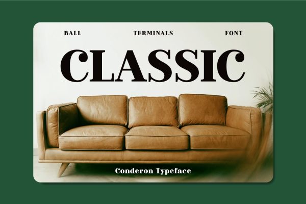 Conderon – Classic Serif Font