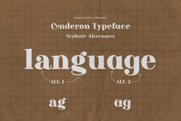 Conderon – Classic Serif Font