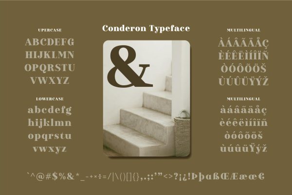 Conderon – Classic Serif Font