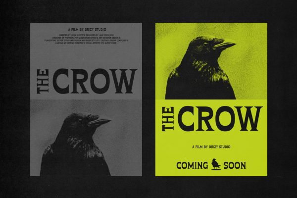 Crowsbeat – Reversed Contrast Horror Font