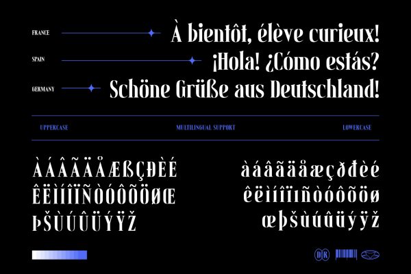 Darkella – Retro Gothic Display Serif Font