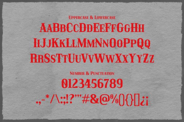 Deadtoast – Serif Deadly Typeface Font