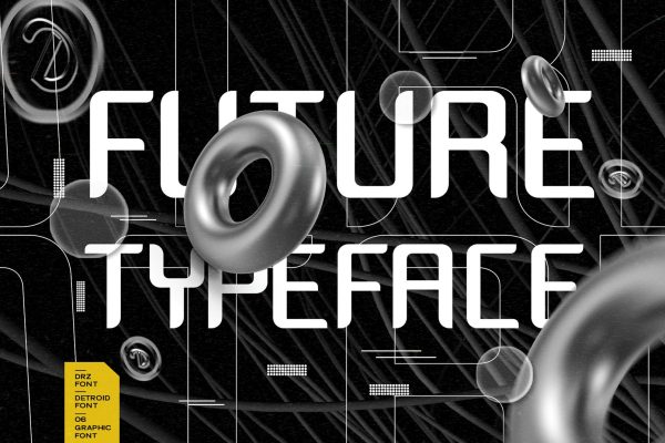 Detroid – Modern Futuristic Font