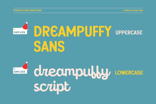 Dreampuffy – Display Cursive Font