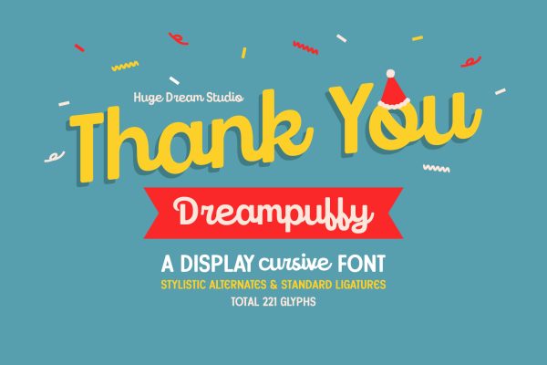 Dreampuffy – Display Cursive Font