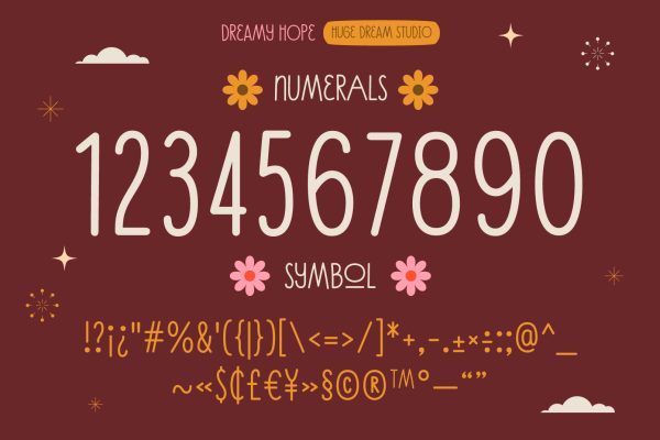 Dreamy Hope – Playful Children Condensed Font