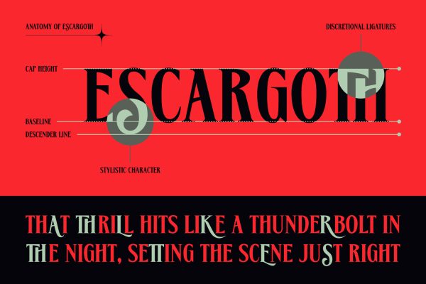 Escargoth – Gothic Condensed Classic Font