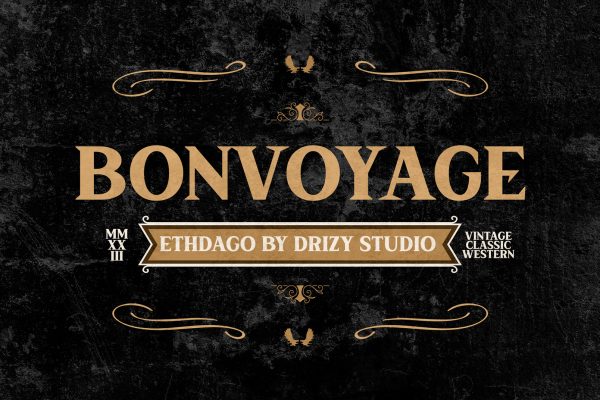 Ethdago – Vintage Classic Western Font