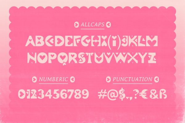 Falove – Heart Dingbat Display Font