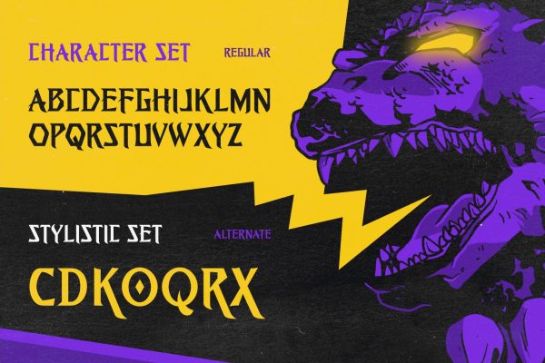 Fespyro – Gothic Sharp Serif Font