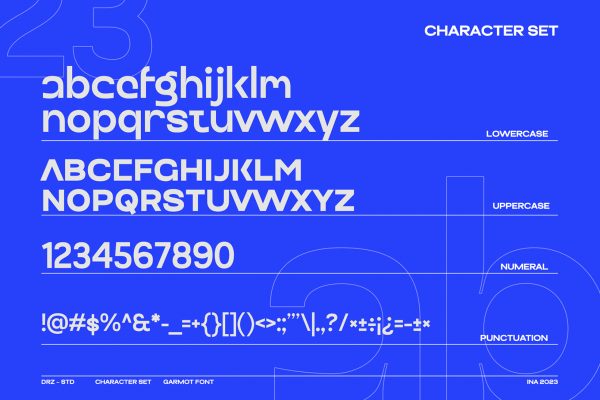 Garmot – Modern Geometric Font