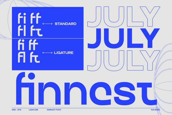 Garmot – Modern Geometric Font